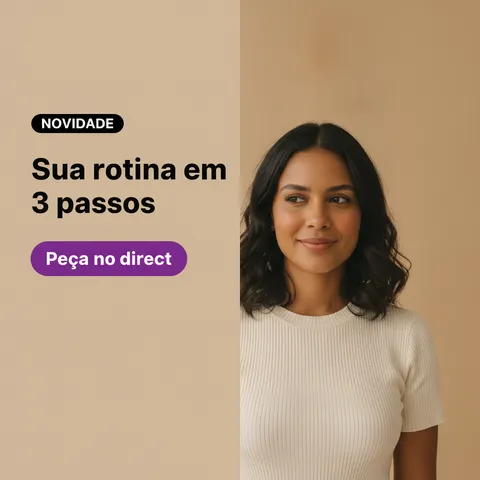 O mesmo post em 1:1 para o LinkedIn: a foto ocupa a metade direita e o texto fica à esquerda.